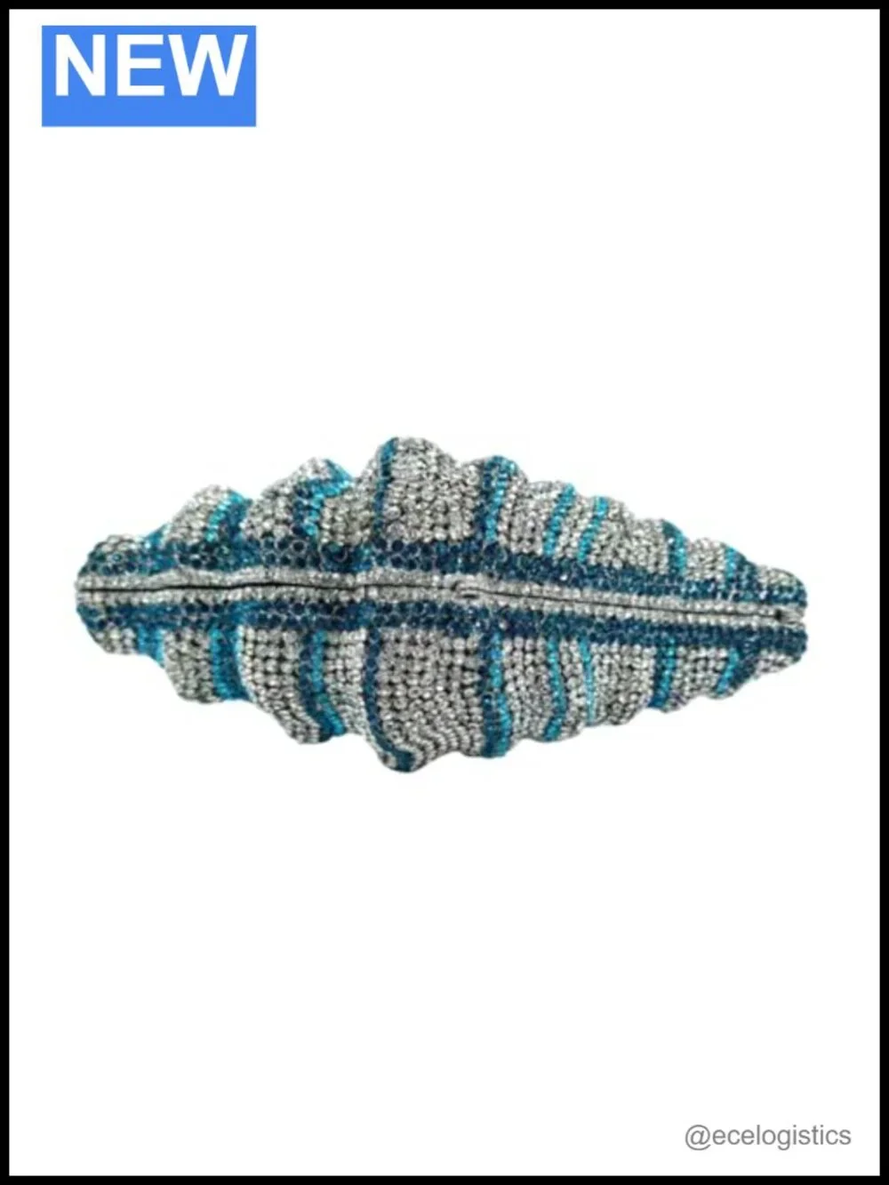 Conch Shell Rhinestone Clutch Purse Crystal Evening Bag Women's